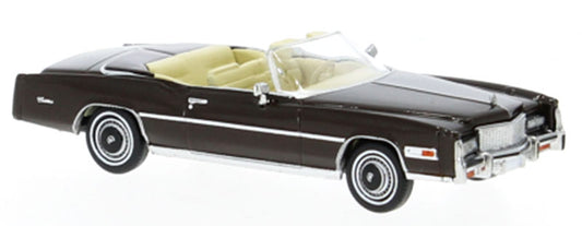 Brekina 19757 1/87 1976 Cadillac Eldorado Blue Plastic Car