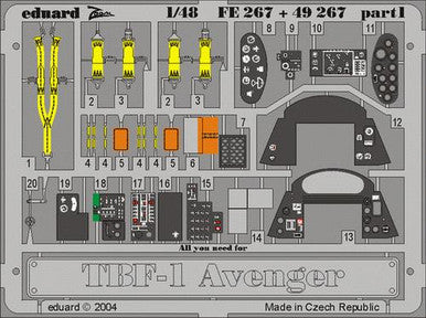 Eduard FE267 1/48 TBF-1 for Accurate Miniatures