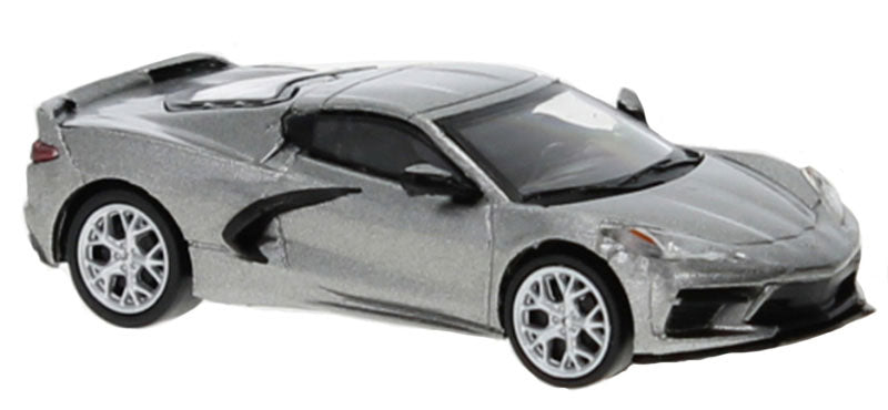 PCX87 0674 1/87 Scale 2020 Chevrolet Corvette C8 Metallic Grey High Quality