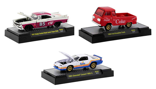 M2Machines 52500-RC04-SET 1/64 Scale M2 Coca-Cola Release Rc04