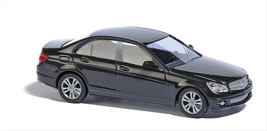 Busch 89138 HO Scale Mercedes-Benz C-Class Sedan, Black