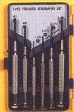 Excel Hobby 55662 Screwdriver Set: 4 Flat, 2 Phillips w/Swivel Handles (Plastic