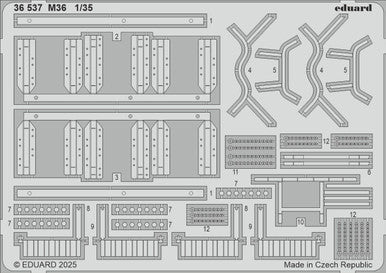 Eduard 36537 1/35 M 36 Photo Etched Set for TAMIYA