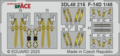 Eduard 3DL48215 1/48 F-14D SPACE SPACE for GREAT WALL HOBBY Kit