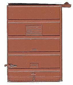 Kadee 2239 HO Scale 7' Five-Panel Box Car Door w/High Tack pkg(2) -- Box Car Red