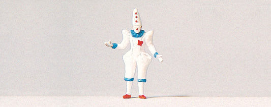 Preiser 29038 HO Scale Clown in White Suit Figure