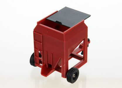 3D To Scale 64-346-R 1/64 Bulk Feed Bin Trailer, Red