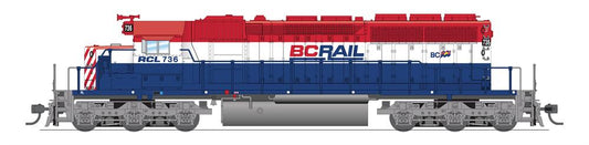 Broadway Limited 6777 Ho Emd Sd40-2 Bc Rail #741
