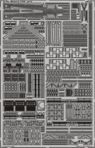 Eduard 53035 1/350 Bismarck for RMG Photo Etch Detail Set