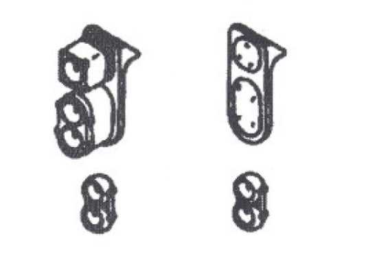 Details West 100 HO SP Headlight Mars Single EMD GP9