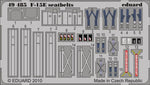 Eduard 49485 1/48 Photo Etch F-15E Seatbelts for ACADEMY 12215
