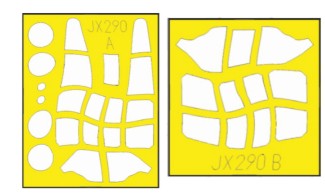 Eduard JX290 1/32 Mask Aircraft- Hawk 81A2 TFace for LNR