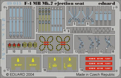 Eduard 49015 1/48 F-4MB Mk. 7 Ejection Seat Grey for Hasegawa