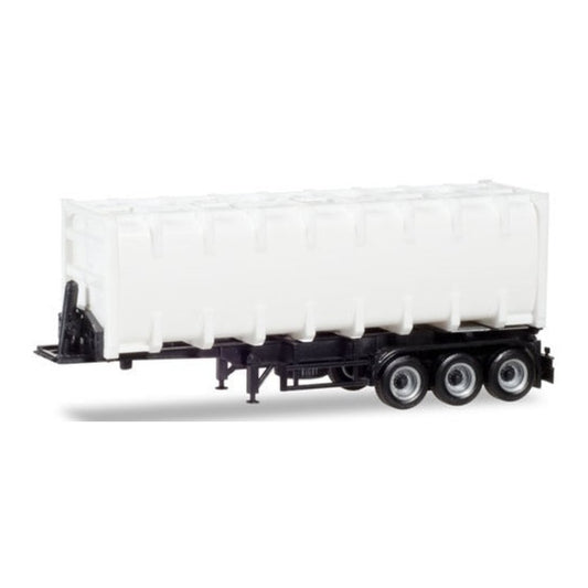 Herpa 76234 HO Scale Truck/Trailers -- 30' Bulk Container Trailer