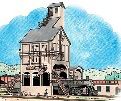 Walthers Cornerstone 3262 N Modern Coaling Tower Kit