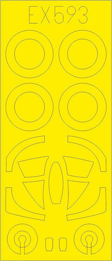 Eduard EX593 1/48 Mask A-4F for HBB Canopy Mask Set