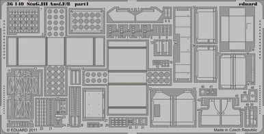 Eduard 36140 1/35 StuG.III Ausf.F/8 Photo Etched Set for DRAGON 6644