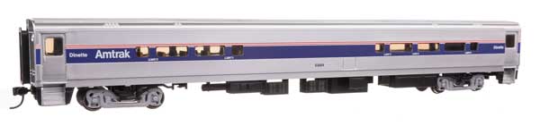Walthers Mainline 31058 HO Scale 85' Horizon Cafe/Club Food Service Car - Ready