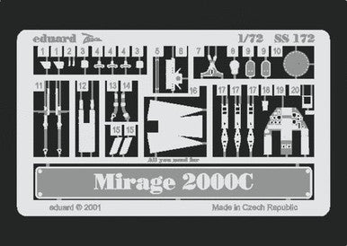 Eduard SS172 1/72 Mirage 2000C for Italeri