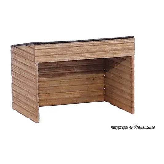 viessmann 43745 ho scale goat stable w goats polyplate kit 1 7 16 x 1 1 8 x