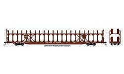 Walthers Mainline 910-8040 HO 89' Auto Rack - Illinois Central #901199