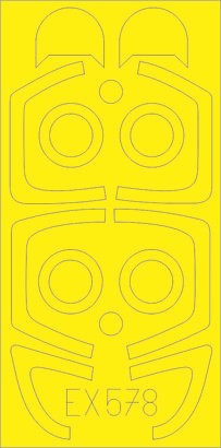 Eduard EX578 1/48 Mask Aircraft- L39C Albatros for TSM