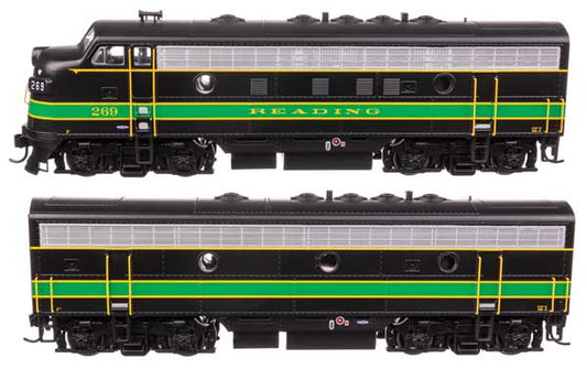 Walthers Mainline 910-11415 HO Scale EMD F7 A-B Set Standard DC Reading #269A/269B