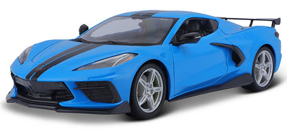 Maisto 31455BL 1/18 2020 Chevrolet Corvette Stingray Z51, Blue
