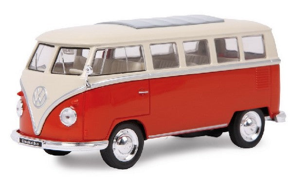 Maisto 31956RDC 1/24 VW Samba Van (Red/Cream)