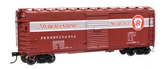 Walthers Proto 920-102319 HO Scale 40' X29B Boxcar - Ready to Run - Pennsylvania Railroad #30998 (Merchandise Service, with Stiffeners)