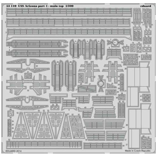 Eduard 53110 1/200 Ship- USS Arizona Main Top Pt.4 for TSM
