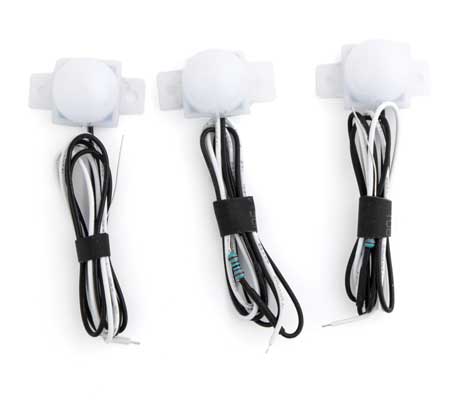 Walthers Scenemaster 4872 A Scale LED Dome Building Light 3-Pack -- Cool White