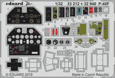 Eduard 32940 1/32 P-40F for Trumpeter (Pre-Painted)
