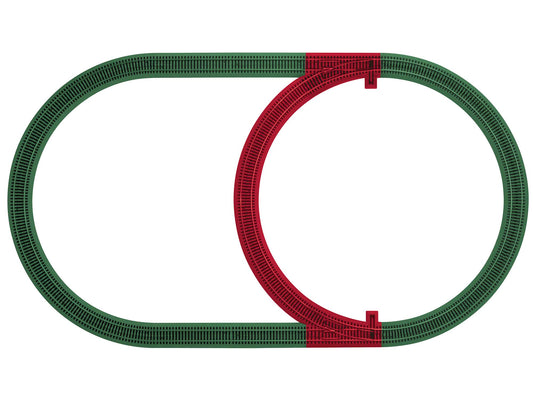 Lionel 6-49890 S Gauge AF FasTrack Inner Passing Loop Add-On Track