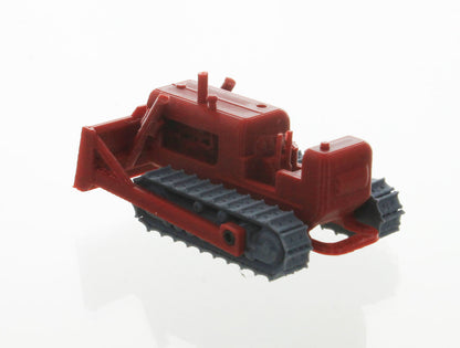 3D To Scale 87-400-R 1/87 Vintage Bulldozer, Dark Red