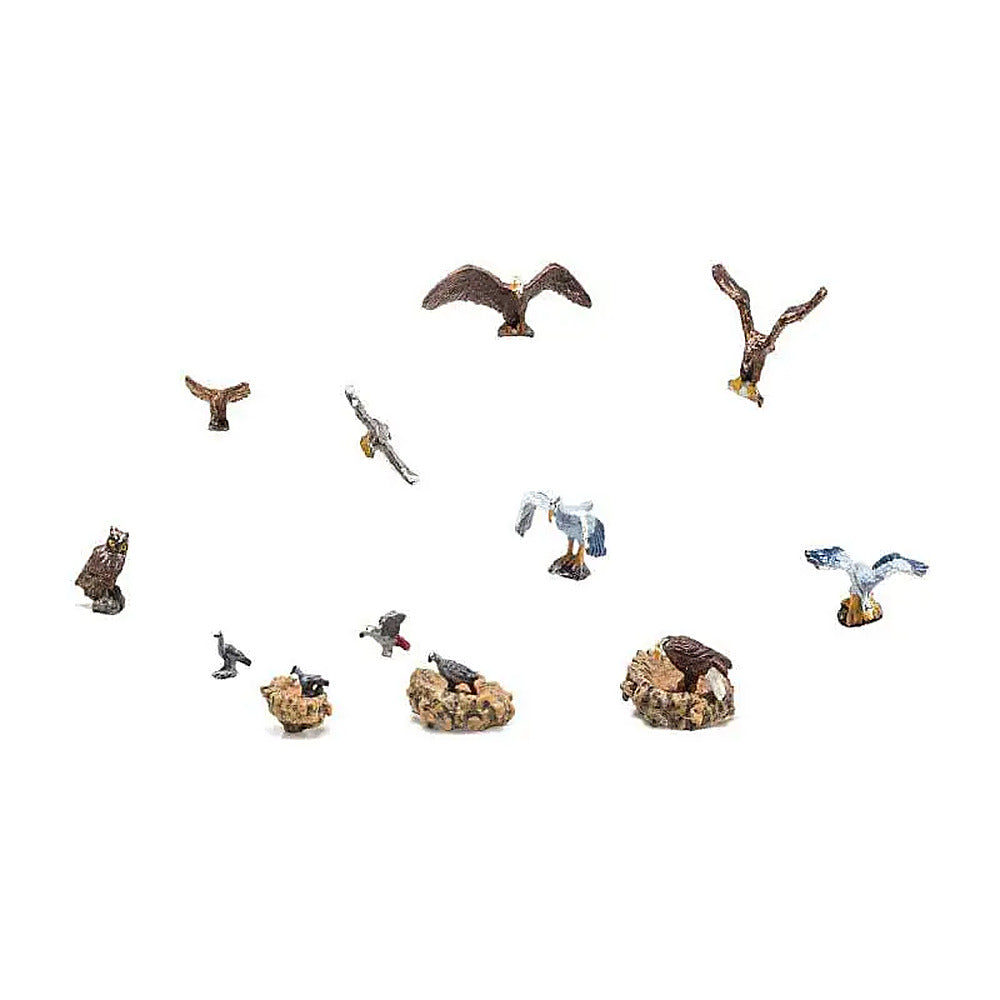 woodland scenics a1970 ho scale birds and nests