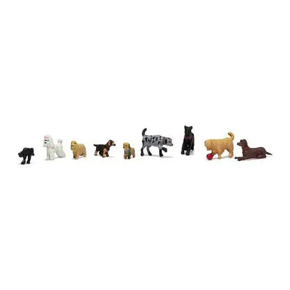 woodland scenics a1972 ho scale cat dogs