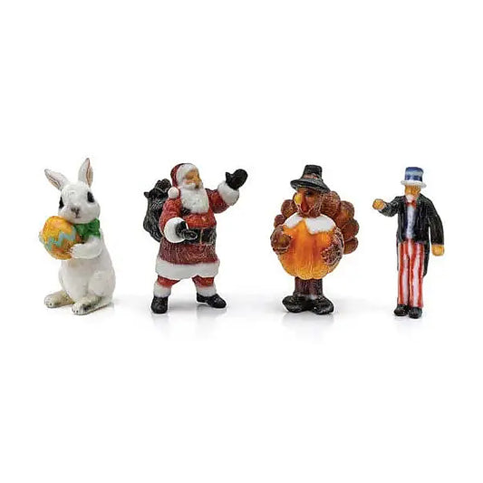 woodland scenics a2868 ho scale holiday figures