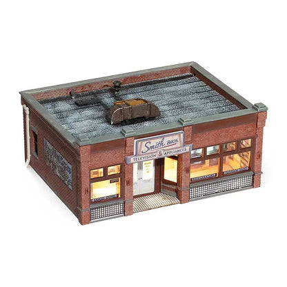 Woodland Scenics BR4959 N Scale Smith Brothers TV & Appliance