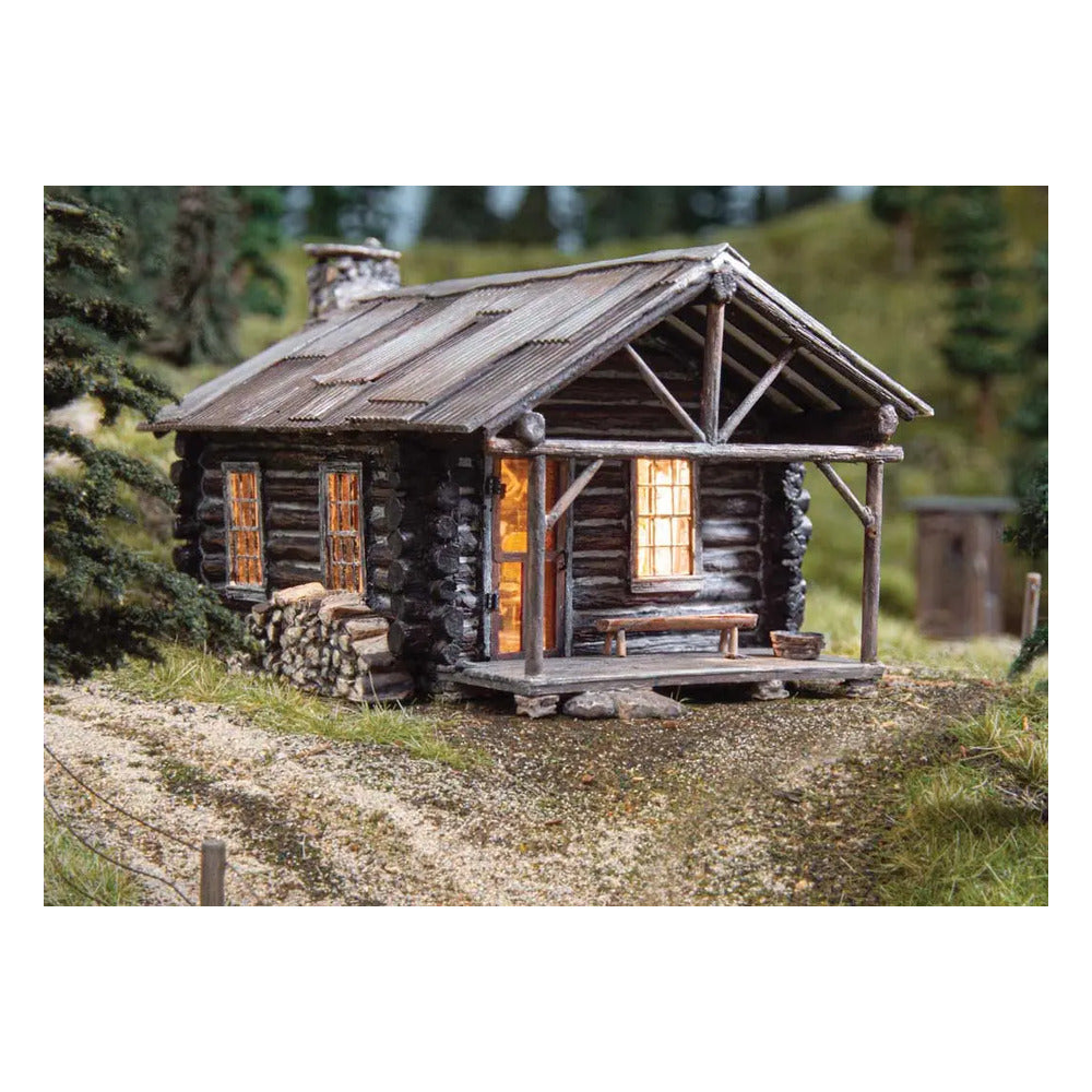 woodland scenics br4961 all scale cozy cabin n scale