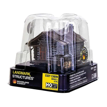 Woodland Scenics BR5071 All Scale Cozy Cabin- HO Scale