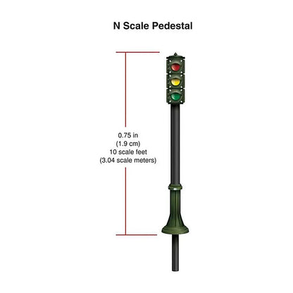 Woodland Scenics JP5635 N Scale Pedestal Traffic Lights