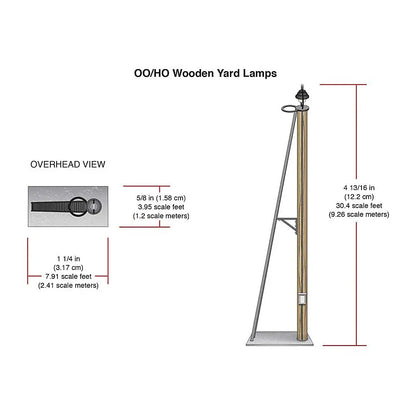 Woodland Scenics JP5674 All Scale OO/HO Wooden Yard Lamps