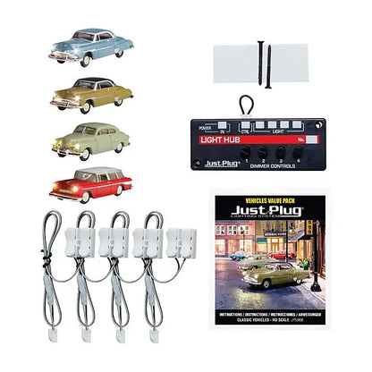 woodland scenics j5908 ho scale classic vehicles just plug value