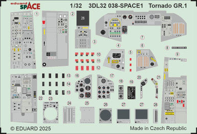 Eduard 3DL32038 1/32 Tornado GR.1 SPACE SPACE for ITALERI