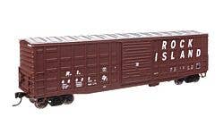 Walthers Mainline 910-46716 HO 50' Waffle Boxcar - Rock Island #62523