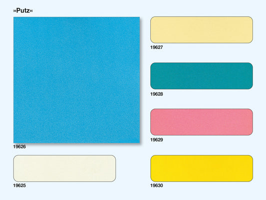 Preiser 19629 HO Scale Pink Plaster Wall Sheets Kit (3)