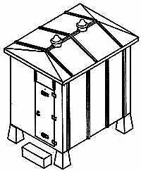 Details West IS-907 HO Scale Instrument Shed -- 6 x 8'
