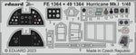 Eduard 491364 1/48 Hurricane Mk.I - for HOBBY BOSS