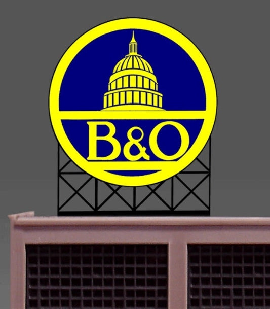 Miller Engineering 882701 O/HO Scale B&O Billboard